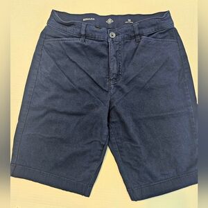 Womens Navy Bermuda Shorts